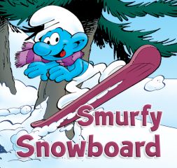 Smurfy Snowboard